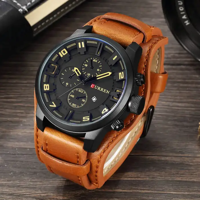 CURREN hommes montres décontractées haut de gamme