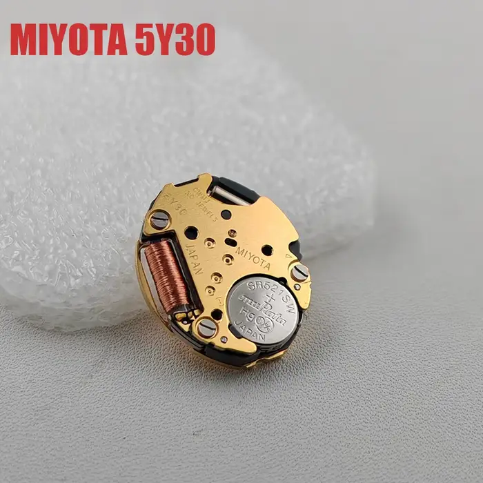Mouvement de montre à quartz Miyota 5Y30 authentique du Japon