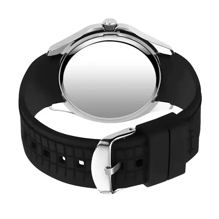 Chiffres arabes sans Logo moyen-orient luxe hommes montres marque Quartz mode créative Silicone Montre-bracelet Homme