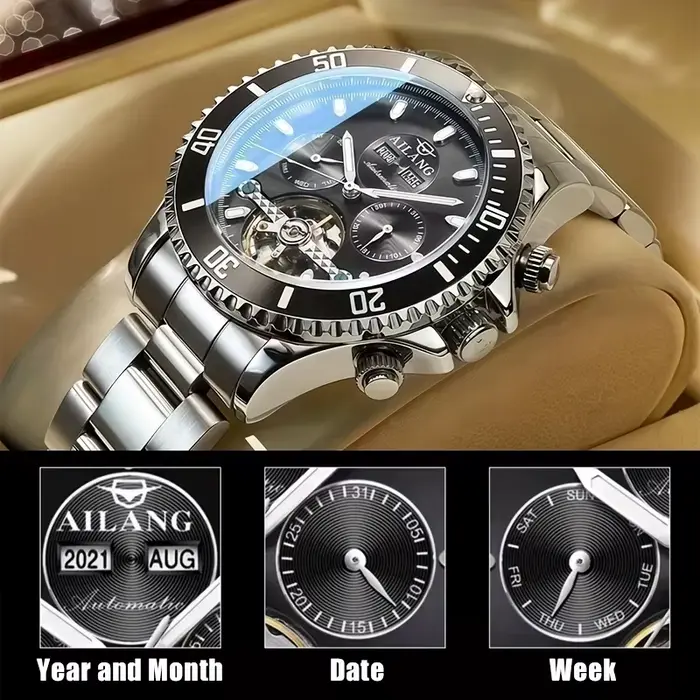 AILANG – montre mécanique automatique pour hommes