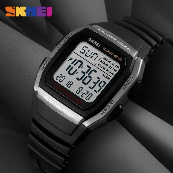 Montre-bracelet d'extérieur décontractée pour hommes