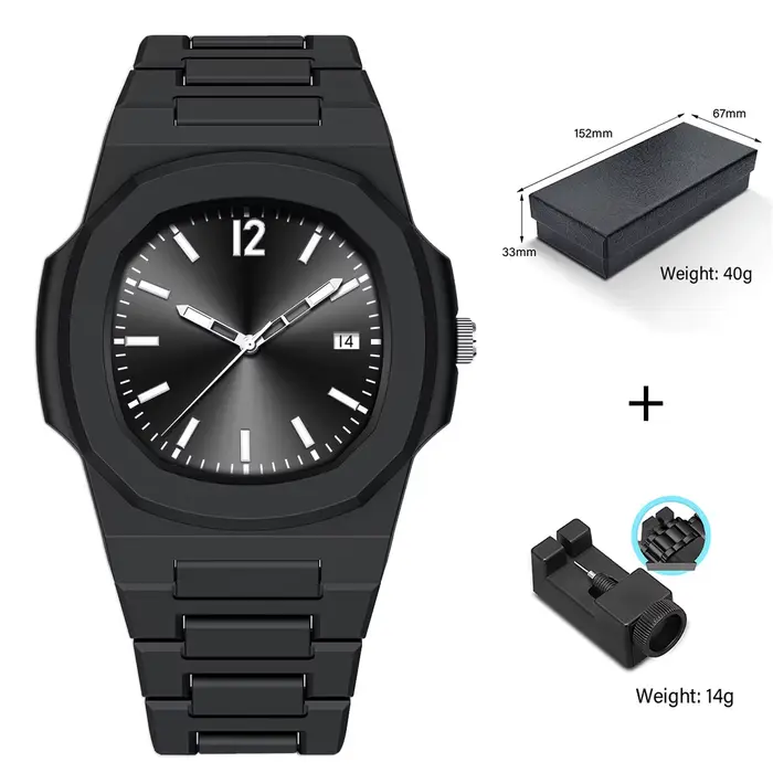 2025 nouvelle montre à Quartz pour hommes 40mm ovale sport horloge mode Silicone 3Bar étanche livrai