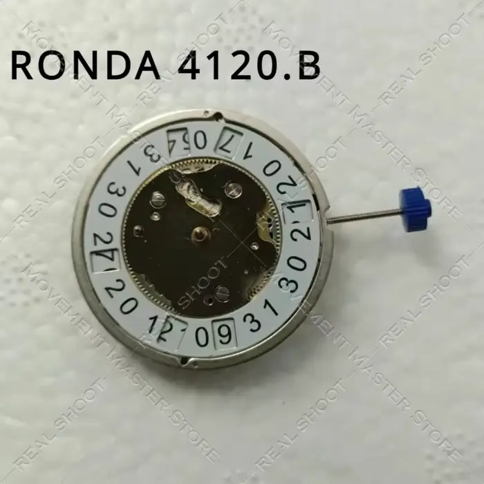 Mouvement de montre à quartz suisse d'origine, accessoires de mouvement, Rmoelle Learda 4120B