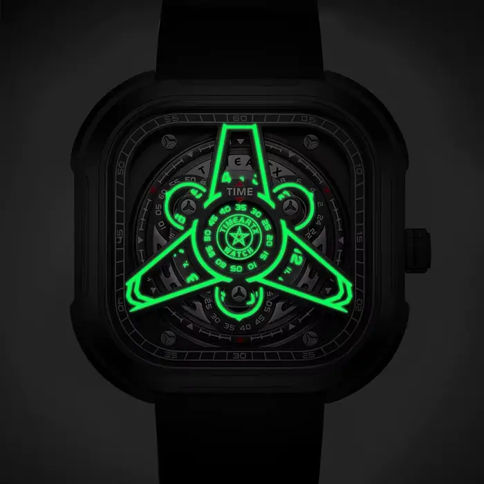 Montre carrée de luxe TIMEARTX 2026 pour hommes