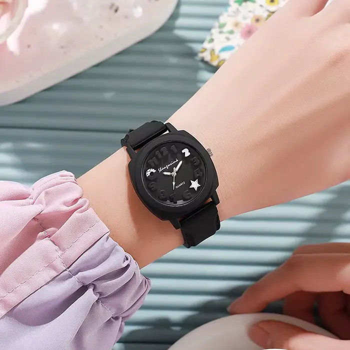 Nouvelle montre GREALY en silicone avec mouvement quartz pour femmes élégante et décontractée pour toutes occasions