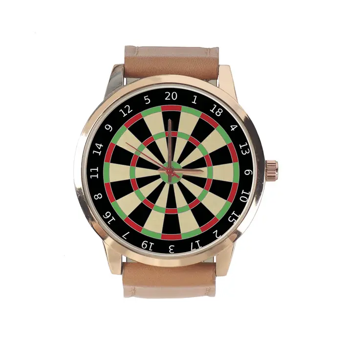 Montre-bracelet à quartz avec boîtier en or pour homme