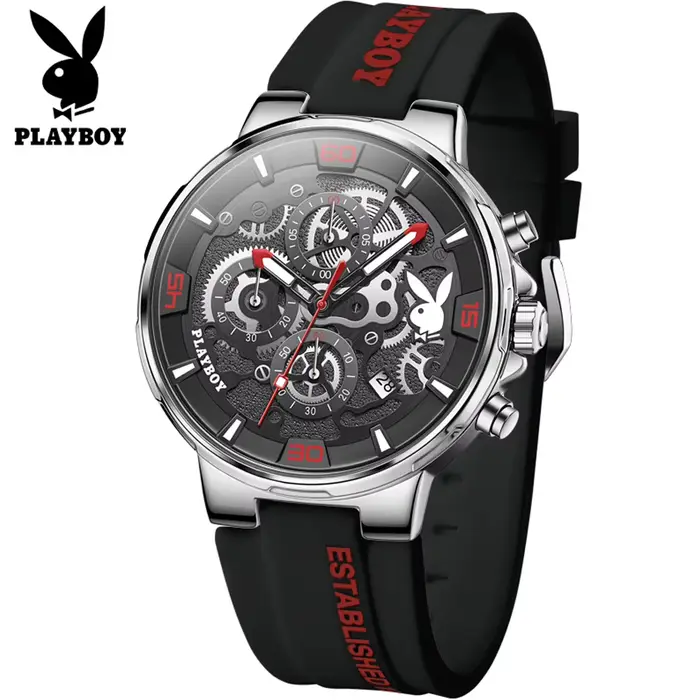 PLAYBOY 3063 Montres à quartz originales pour hommes