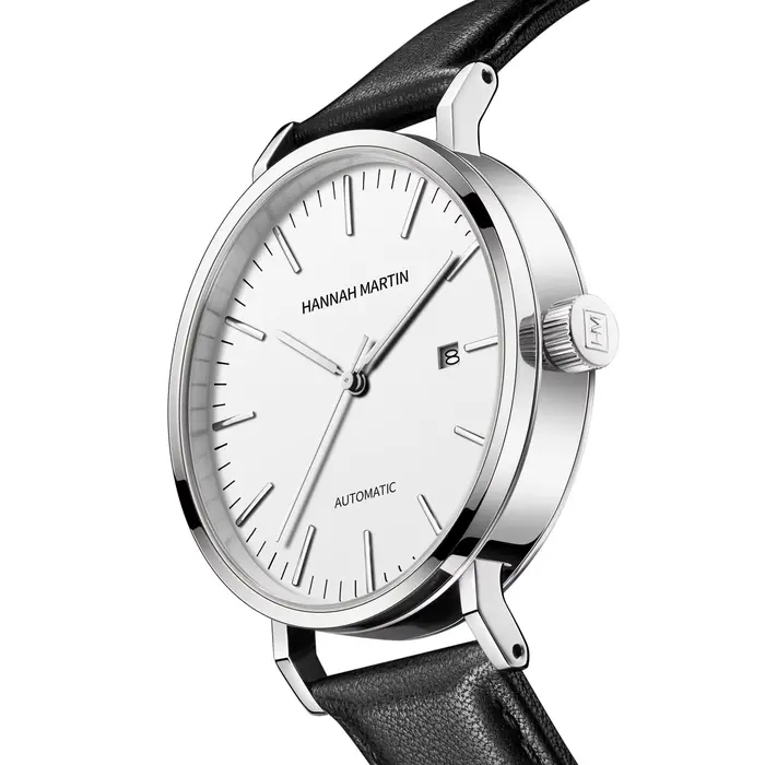 Montre Hannah Martin homme automatique élégante résistante à l'eau pour occasions spéciales et tous les jours