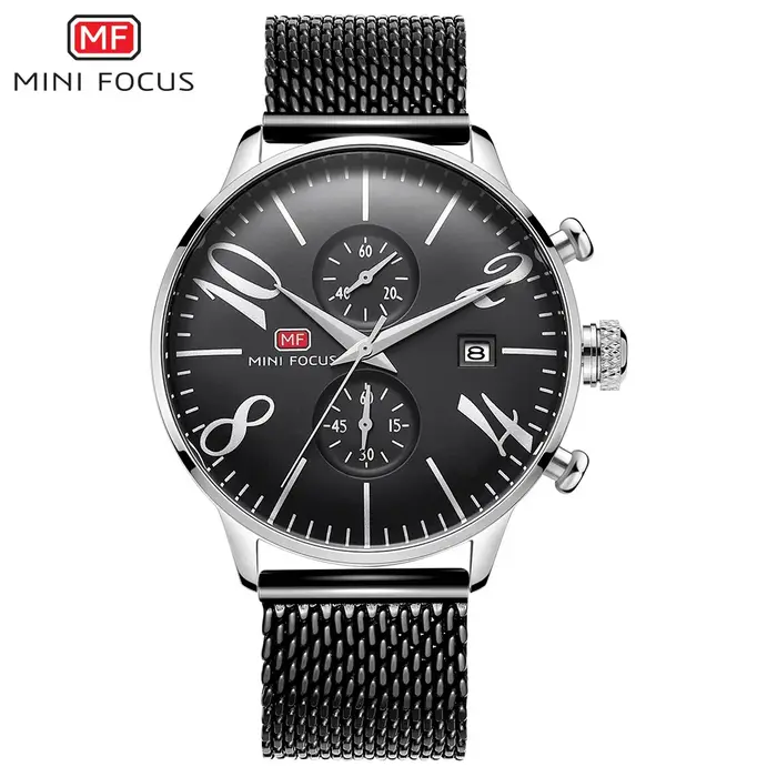 Montres chronographes à quartz MINI FOCUS pour hommes