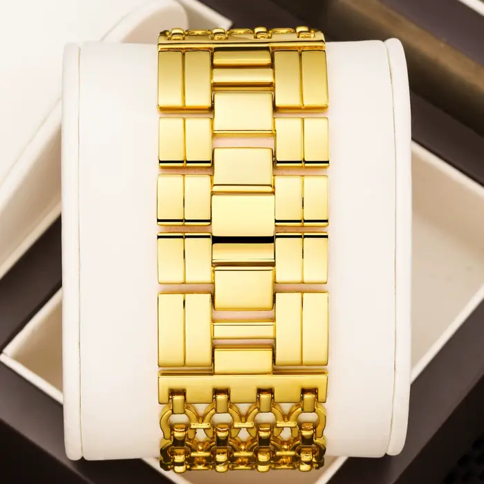 YaLaLuSi Montre à quartz minimaliste pour femme avec grand cadran