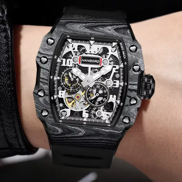 HANBORO – montre automatique pour hommes