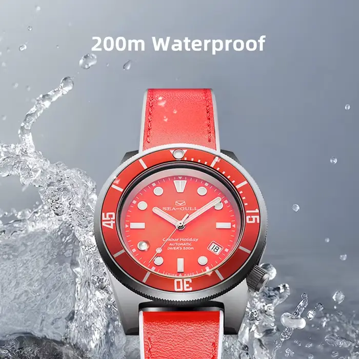 Boucle de montre Seagull - Résistante à l'eau - Montre mécanique pour plongeurs - Occasions spéciales