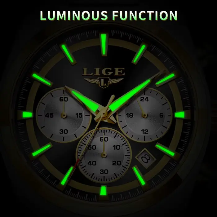 Montre chronographe pour homme LIGE