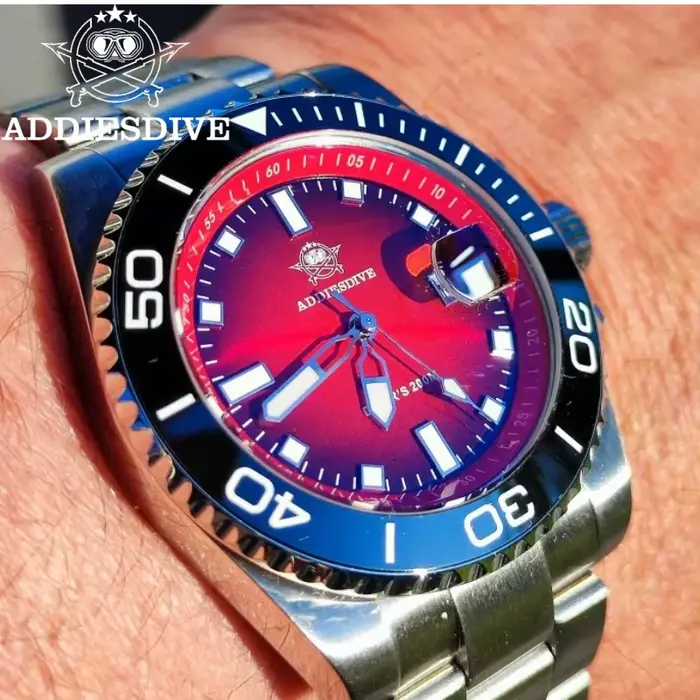 ADDIESDIVE nouvelle montre de plongée AD2089 pour hommes 41mm lunette en céramique BGW9 lumineux 200m étanche mode