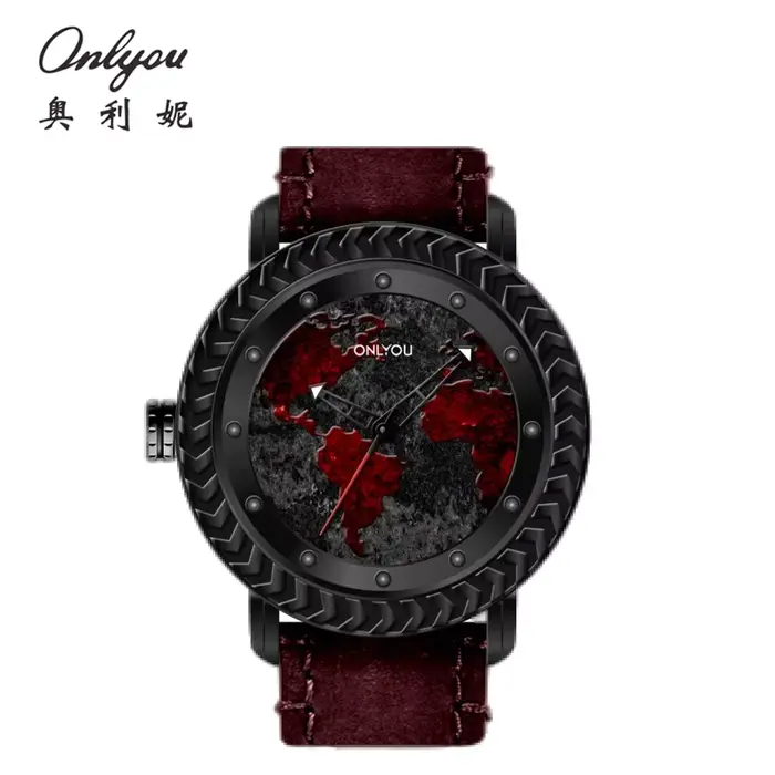 ONLYOU Top marque de luxe montre pour hommes Quartz étanche