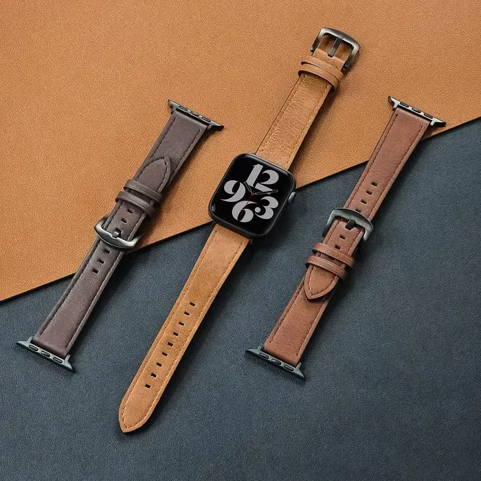 Bracelet de montre en cuir de veau
