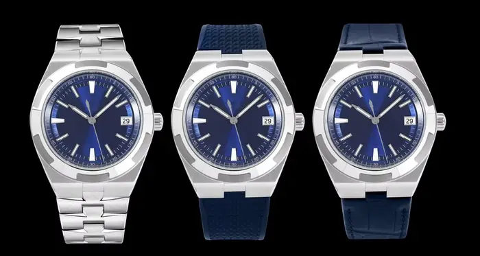 Overseas-ANGLANG 4500V Montres pour hommes Montre mécanique automatique 40MM Bracelet en acier