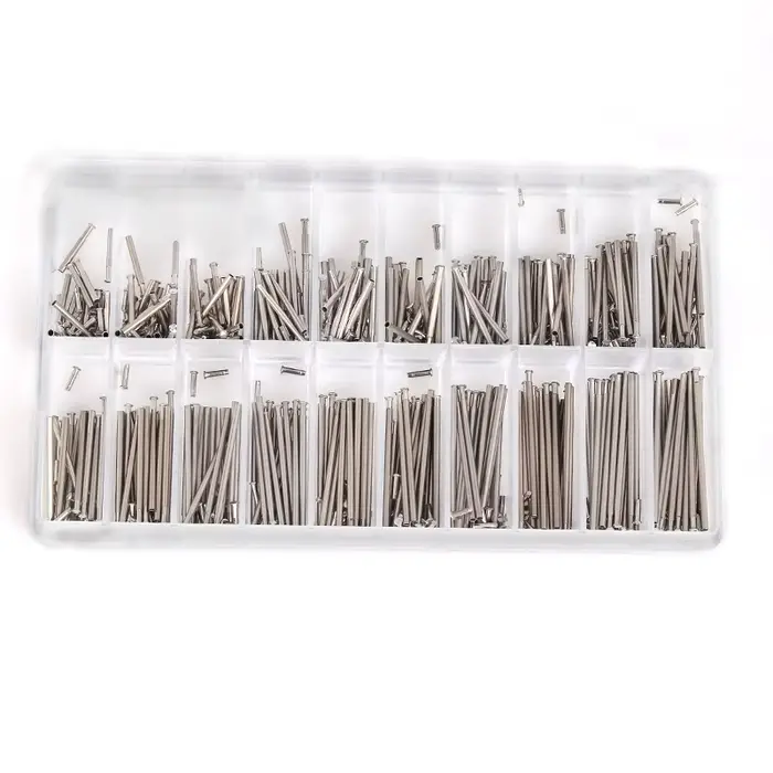 Kit de réparation de bracelets de montre avec vis à rivets barres à ressort et goupilles à maillons en céramique pour réparer et personnaliser montres unisexes adultes