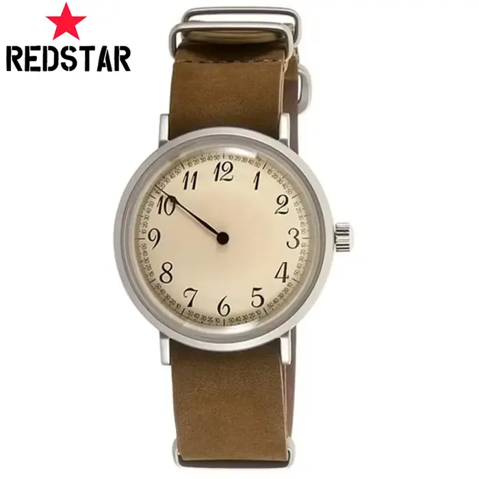 Montre Red Star 1963 sous-marin russe homme montres-bracelets mécaniques résistantes à l'eau et aux chocs pour occasions spéciales