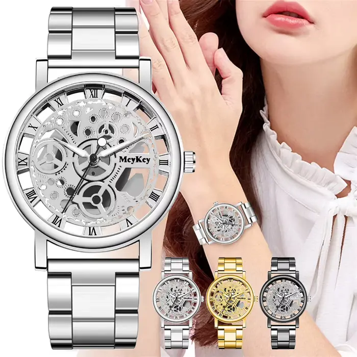 2025 nouvelle mode femmes or luxe montre à quartz décontractée maille métallique montres en acier inoxydable Relogio Feminino dames montres-bracelets