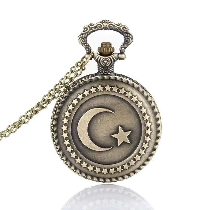 Montre de poche à quartz vintage pour hommes et femmes
