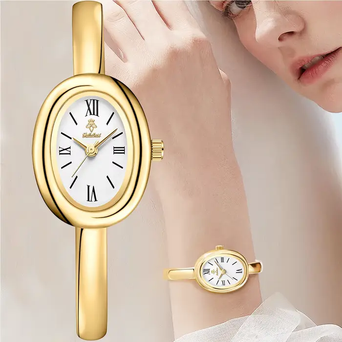 Montre à quartz résistante à l'eau pour femme YaLaLuSi : une montre-cadeau minimaliste de style bracelet pour femmes