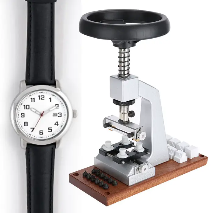 Ouvre-boîtier de montre avec base en métal