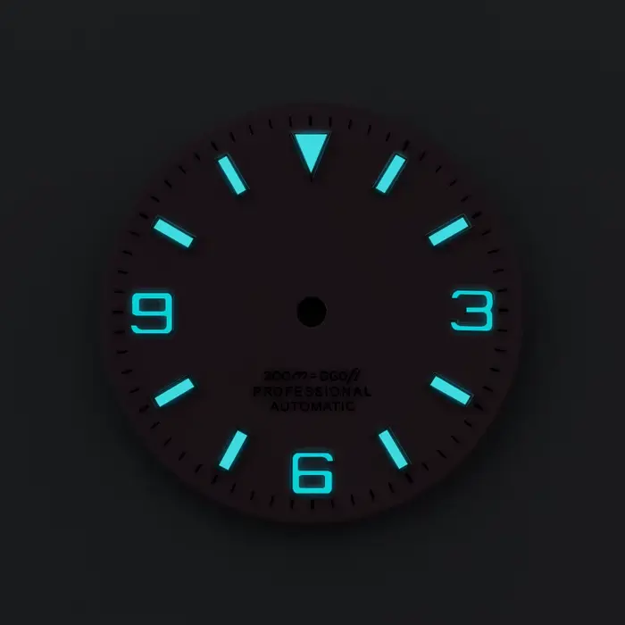 Manbushijie 29mm cadrans lumineux ajustement NH35 NH36 ETA2824 2836 Miyota8215 DG2813 3804 mouvement