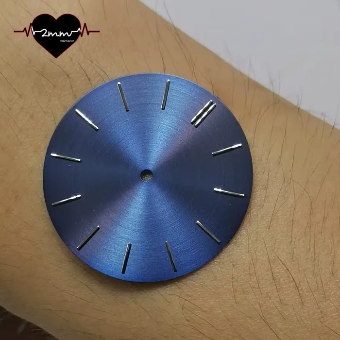 Cadran de montre soleil 32mm argent violet rouge or bleu noir pour mouvement Miyota 2035 occassions spéciales femmes