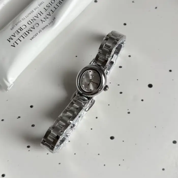 Montre à Quartz rose pour femmes, petit Bracelet délicat, horloge cadeau en acier inoxydable