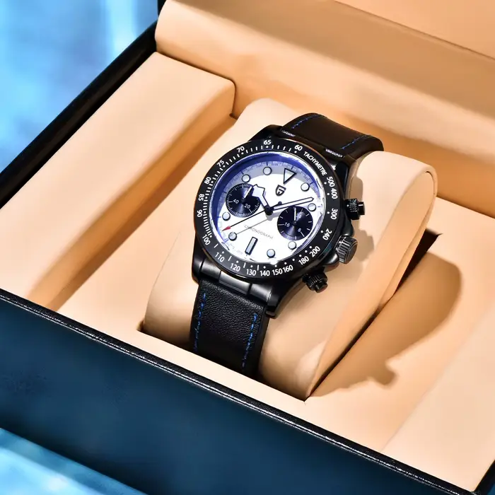 Montre à quartz Pagani Design Panda pour homme