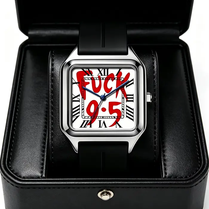 1 montre carrée de luxe pour femme
