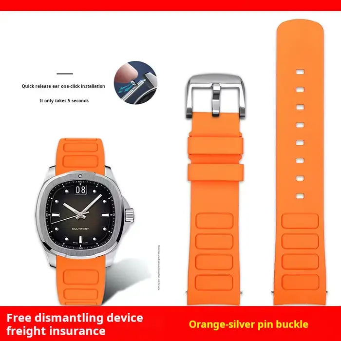 Chaîne de montre en métal incurvée pour Mido Multifort TV, bracelet de montre en caoutchouc, bracele