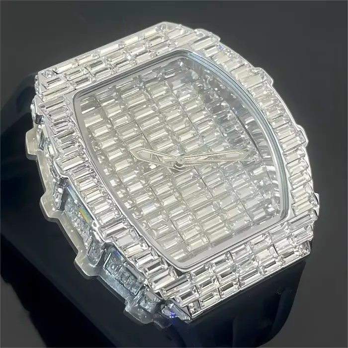 Montre Glacée de Luxe pour Homme