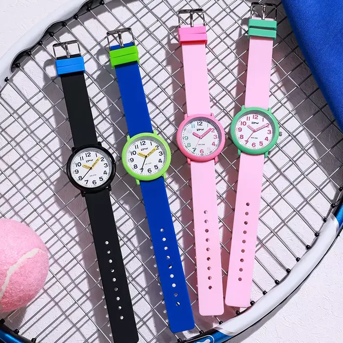 TPW montre d'apprentissage cadran coloré