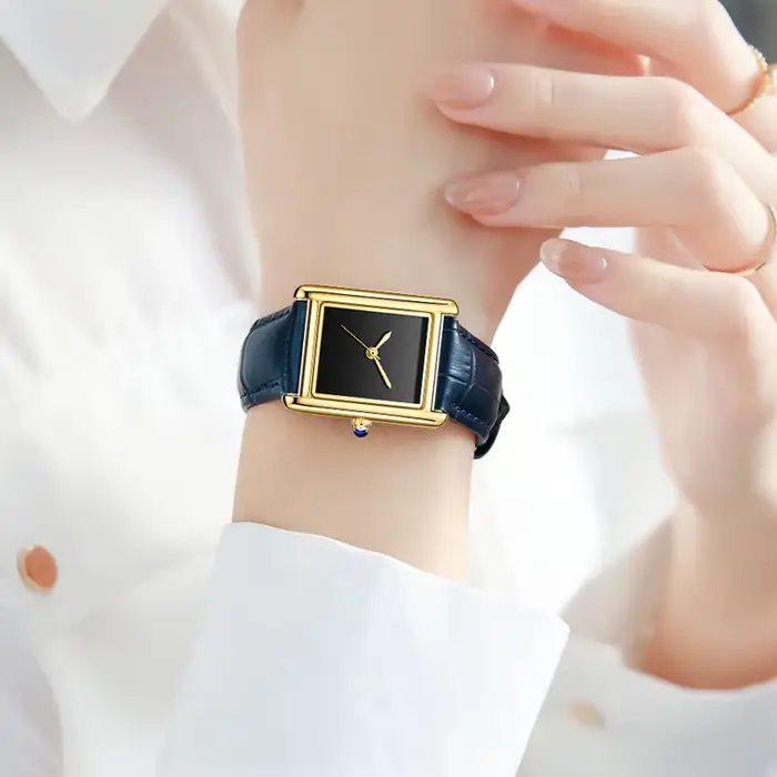 Réservoir carré marque de luxe montres pour femme mode décontracté dames