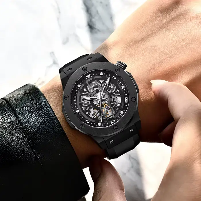 LIGE – montre automatique pour hommes