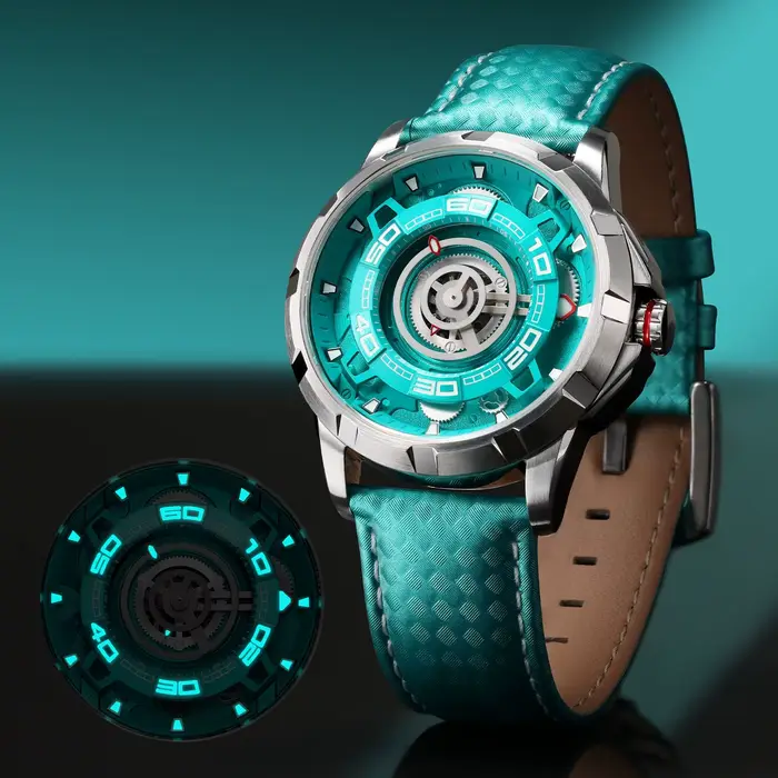 Montre automatique squelette pour homme BERNY