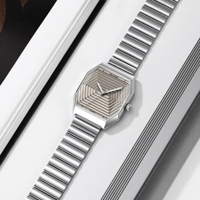 Montre-bracelet à quartz vintage SKMEI 9393 pour homme