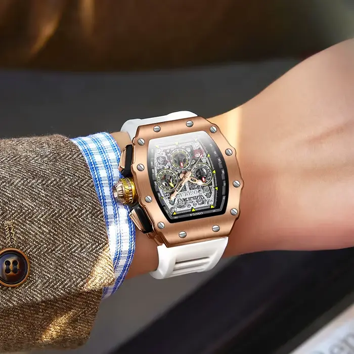 Montre à quartz étanche pour homme
