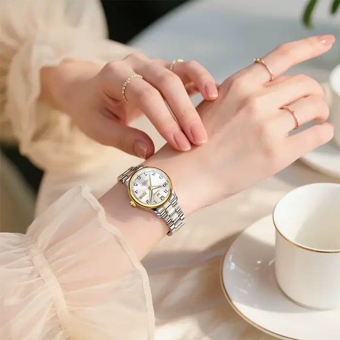 OLEVS montre de luxe pour femme dames élégante