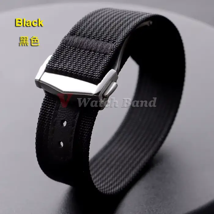Bracelet de montre pour Omega hommes Sport militaire étanche 20mm Bracelet de montre en Nylon pour S
