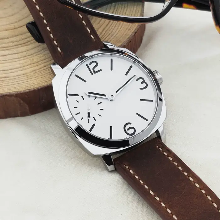 Montre mécanique manuelle Corgeut ST3600 42mm avec verre saphir pour homme
