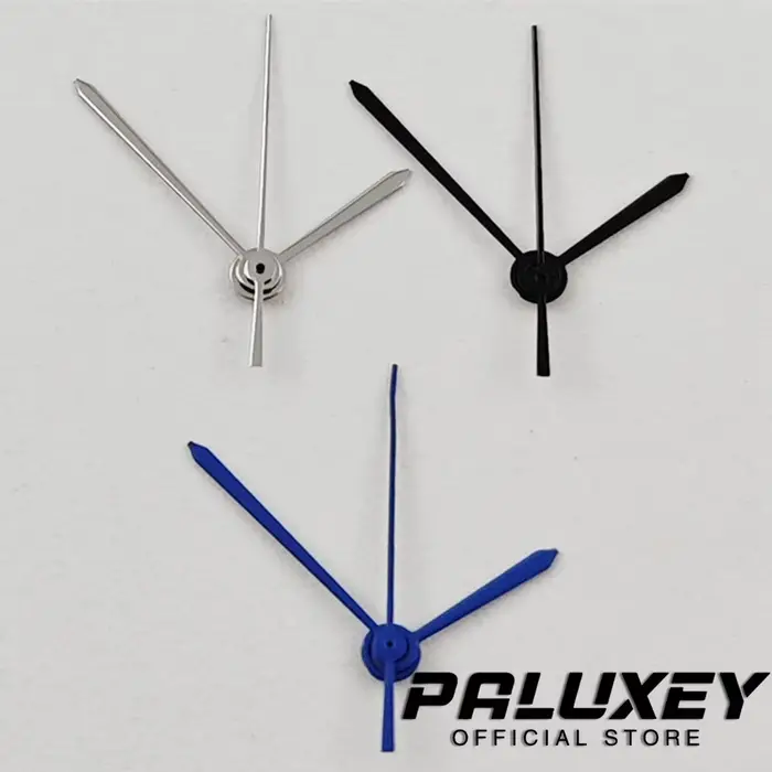 Santos aiguilles argent noir pointeur de montre non lumineux adapté pour NH35 NH36 NH38 NH39 NH70 mouvement