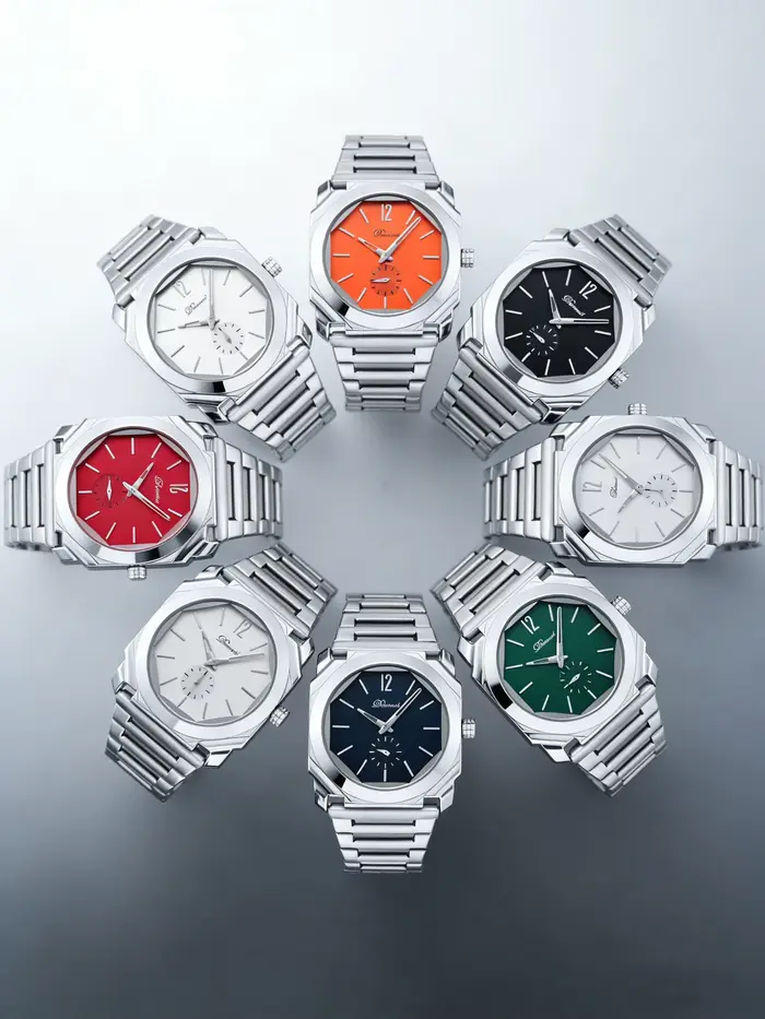 Montre DENVOSI de luxe pour homme à cadran octogonal - Style extrêmement simple