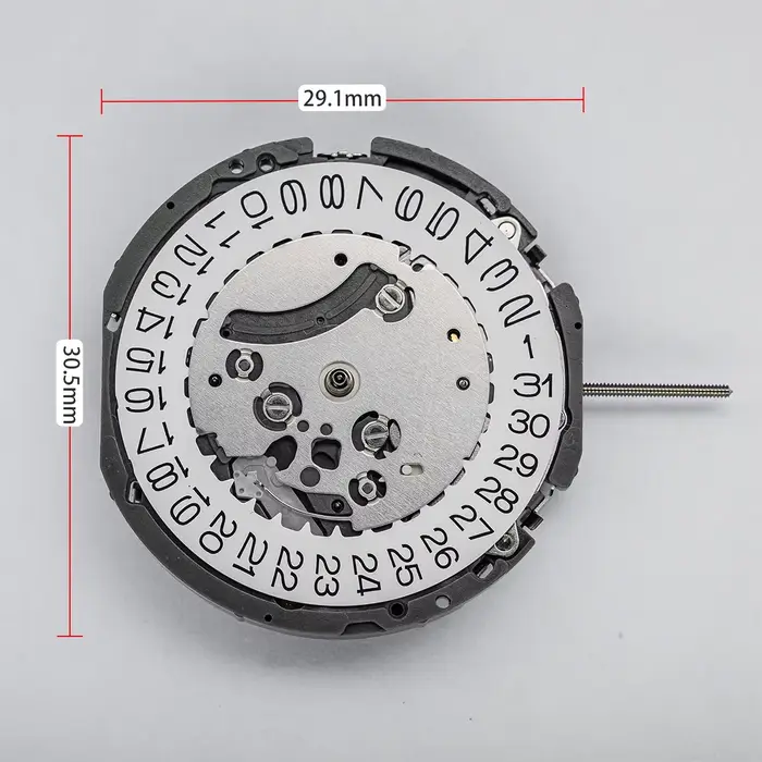 Mouvement à Quartz Chronographe CAOWTAN 925 Serti Zirconium Blanc Élégant Occasions Spéciales Montre à Remontoir Automatique Durabilité Précision Horlogerie