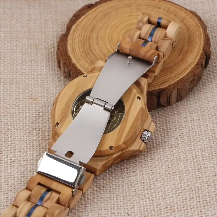 Montre mécanique creuse pour hommes