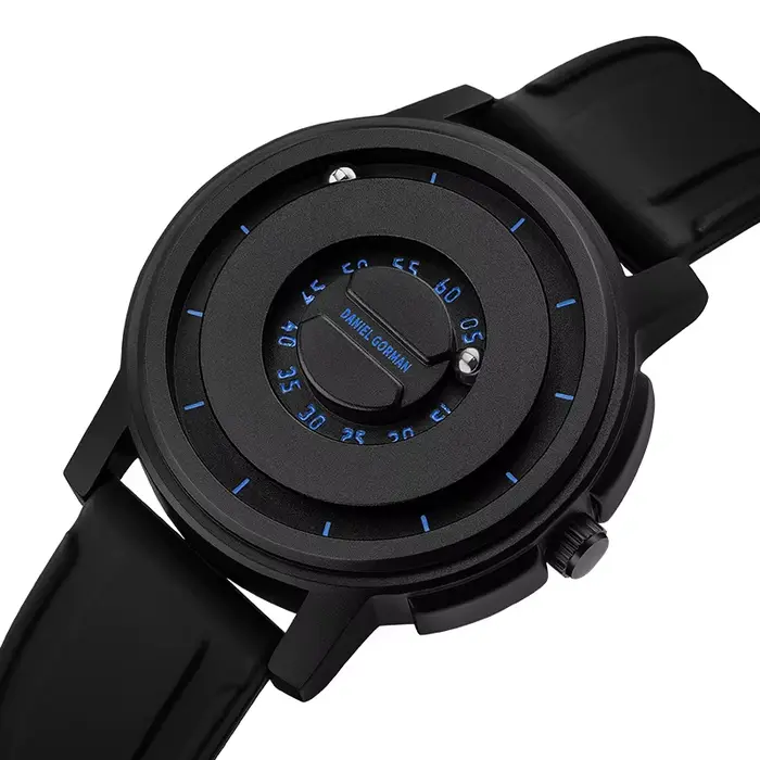 DANIEL GORMAN Top montre de luxe pour hommes militaire étanche lumineux Date semaine homme montre-bracelet en cuir