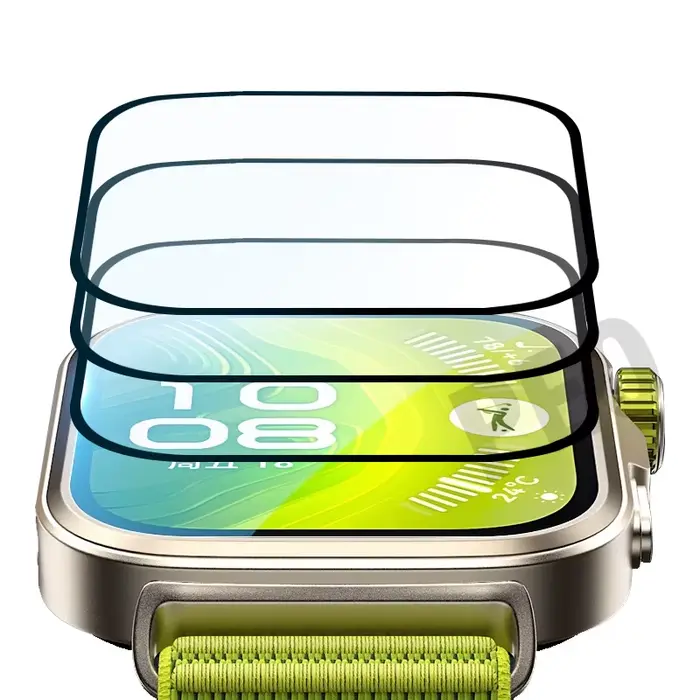 Protecteur d'écran pour Huawei Watch Fit 3 4 Incurvé 3D Film de Protection HD Couverture Complète Option Personnalisable Occasions Spéciales