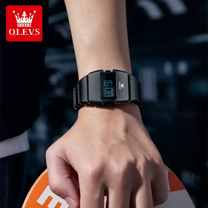 Montres à quartz électroniques OLEVS 1112 pour hommes
